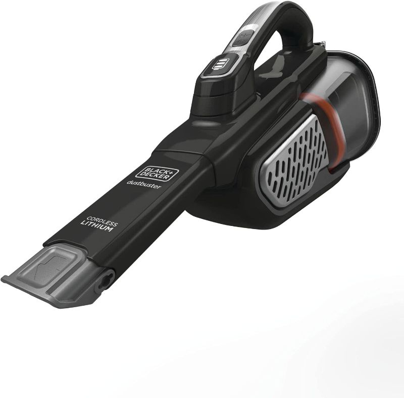 Photo 1 of BLACK+DECKER 20V Max Handheld Vacuum, Cordless, Grey (BDH2000PL) Pivot Handheld Vacuum