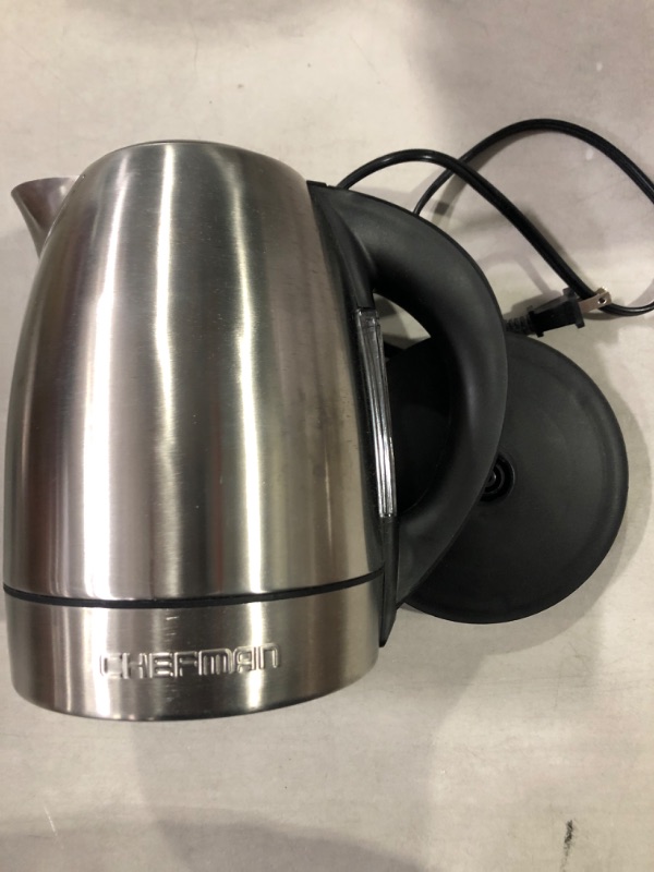 Photo 2 of Chefman Temperature Control Electric Kettle, Rapid-Boil Faster And More Powerfully Than Ever With One-Touch Presets Digital Stainless Steel Kettle