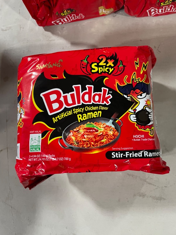 Photo 2 of Samyang 2X Buldak (Korean) (Pack of 5)