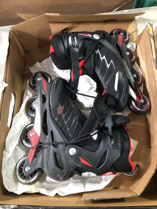 Photo 2 of Bladerunner by Rollerblade Advantage Pro XT Men's Adult 10 Fitness Inline Skate, Black and Red, Inline Skates 