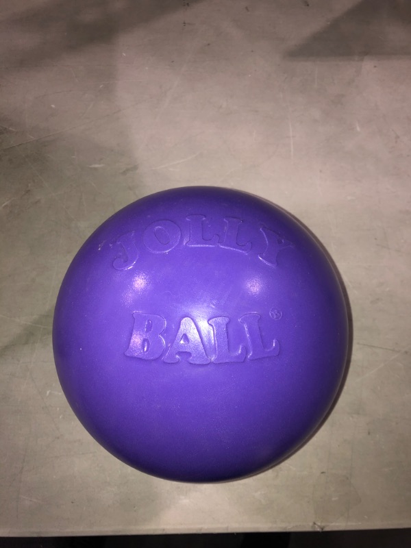 Photo 4 of Jolly Pets Push-n-Play Ball Dog Toy 10 Inches/Large Purple