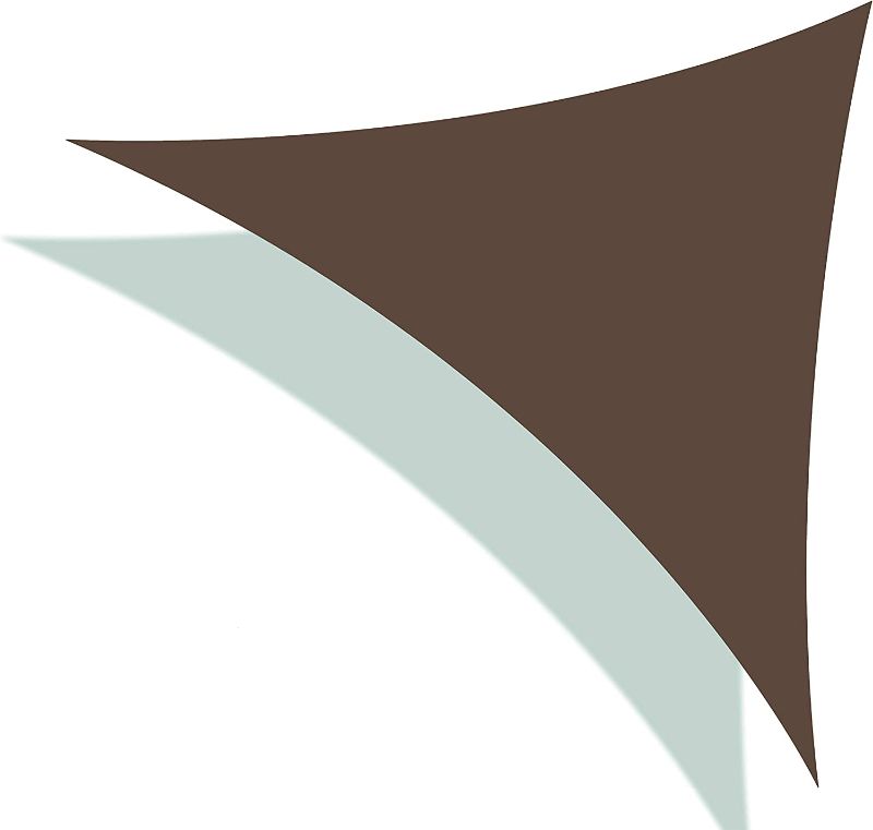 Photo 1 of SueSport 12'x12'x12' Durable Sun Shade Sail Shade Canopy, UV Block Fabric Patio Sail