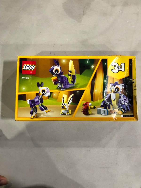 Photo 2 of LEGO Creator 3in1 Fantasy Forest Creatures 31125 Building Toy Set for Kids, Boys, and Girls Ages 7+ (175 Pieces)