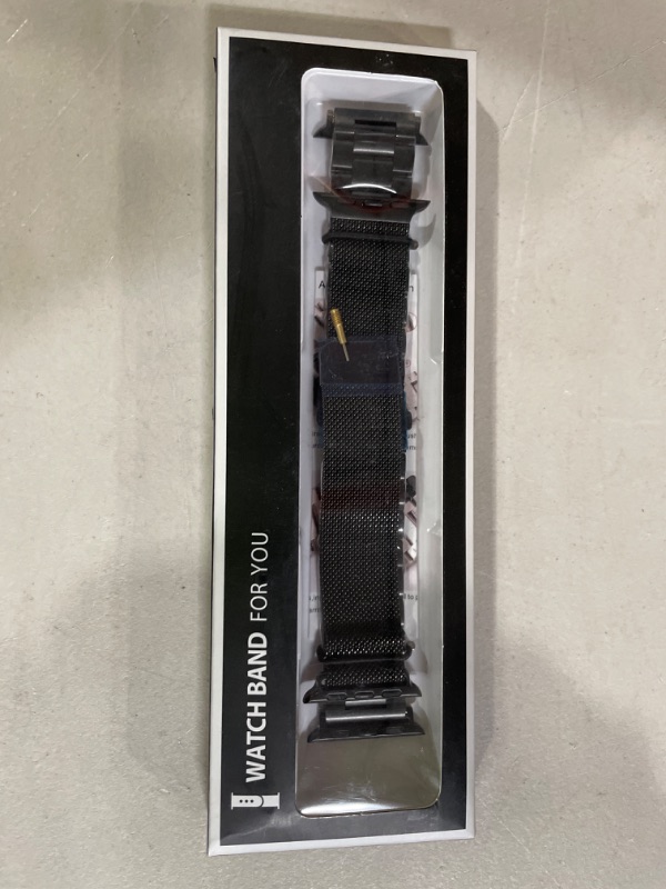 Photo 2 of Diaphoe 2 Pack Bands Compatible with Apple Watch Band 38mm 40mm 41mm 42mm 44mm 45mm,  SE/7/6/5/4/3/2/1,Black,38/40/41mm 38/40/41mm Black