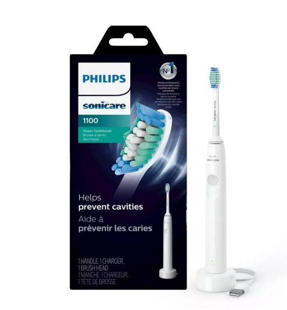 Photo 1 of See Notes*8Philips Sonicare 1100 Rechargeable Electric Toothbrush - HX3641/02 - White