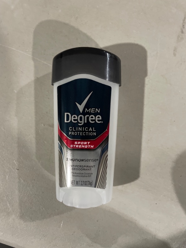 Photo 2 of Degree Men Sport Strength Clinical Protection Antiperspirant Deodorant Stick 2.7 oz