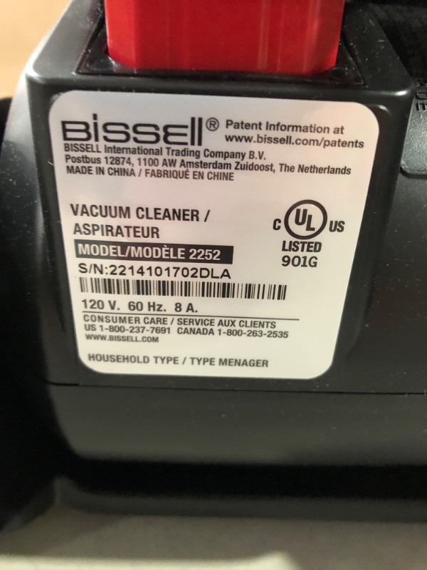 Photo 4 of BISSELL Cleanview Swivel Pet Upright Bagless Vacuum Cleaner, Green, 2252