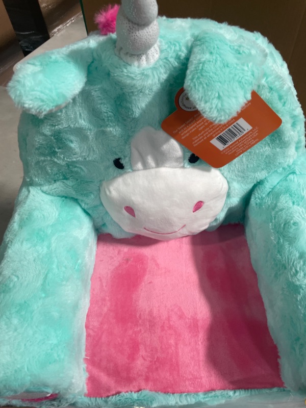 Photo 2 of Animal Adventure | Sweet Seats | Teal Unicorn | Soft Plush Children's Chair