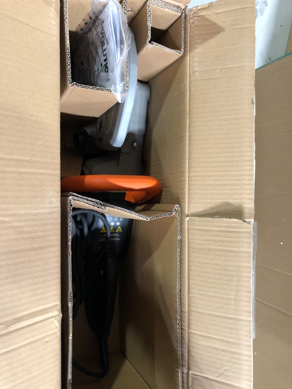 Photo 4 of Evolution R230DCT - 9 in Concrete Saw (Aka Circular Saw, Angle Grinder, Chop Saw, Cut Off Saw, Demo Saw, Disc Cutter, Power Cutter) - 15A Motor, No Gas - 3-1/2 In Cut - Incl Diamond Masonry Blade