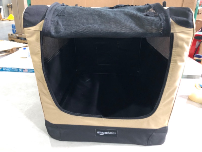 Photo 1 of Amazon Basics Portable Folding Soft Dog Travel Crate Kennel L - 36"