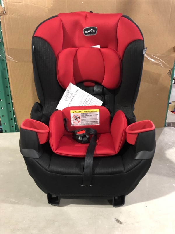 Photo 3 of Evenflo Sonus 65 Convertible Car Seat, Rocco Red