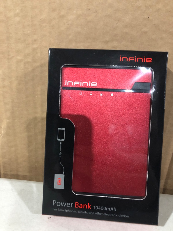 Photo 1 of infinie power bank 10400mAh. (Factory sealed)