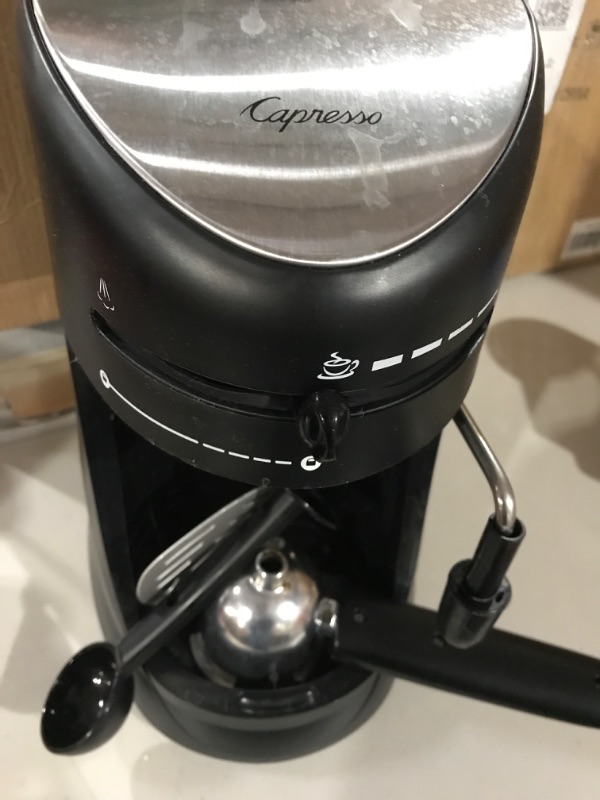 Photo 2 of Capresso 303.01 4-Cup Espresso and Cappuccino Machine Black 