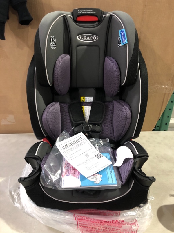 Photo 3 of Graco SlimFit 3 in 1 Car Seat, Slim & Comfy Design Saves Space in Your Back Seat, Annabelle, 1 Count (Pack of 1) SlimFit Annabelle