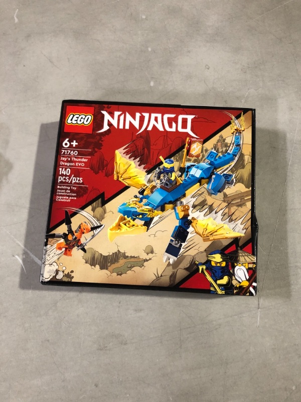 Photo 2 of LEGO Ninjago Jay’s Thunder Dragon EVO 71760 Building Toy Set for Kids, Boys, and Girls Ages 6+ (140 Pieces)