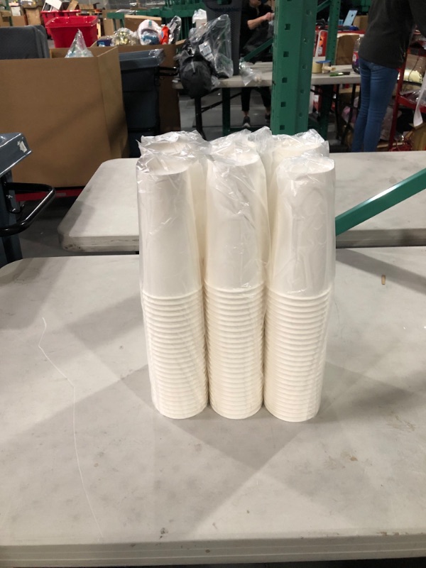 Photo 1 of Lamosi 150 Pack 20 OZ Paper Cups, Disposable Coffee Cups, Paper Coffee Cups 20 OZ, Cold Beverage Drinking Cups for Water Juice or Tea, Perfect for Office Party Home Travel