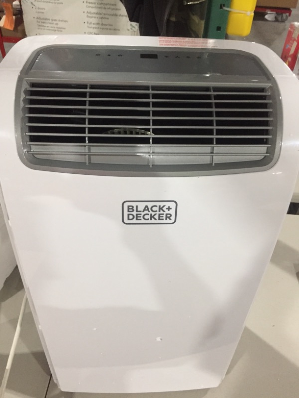 Photo 7 of BLACK+DECKER 8,000 BTU Portable Air Conditioner with Remote Control, White