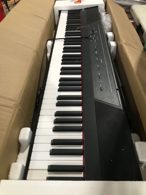 Photo 4 of Alesis Recital – 88 Key Digital Piano Keyboard with Semi Weighted Keys, 2x20W Speakers, 5 Voices, Split, Layer and Lesson Mode, FX and Piano Lessons