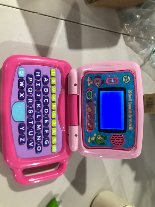 Photo 2 of LeapFrog 2-in-1 Leaptop Touch (Frustration Free Packaging), Pink Frustration-Free Packaging