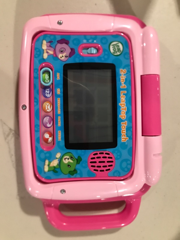 Photo 3 of LeapFrog 2-in-1 Leaptop Touch (Frustration Free Packaging), Pink Frustration-Free Packaging