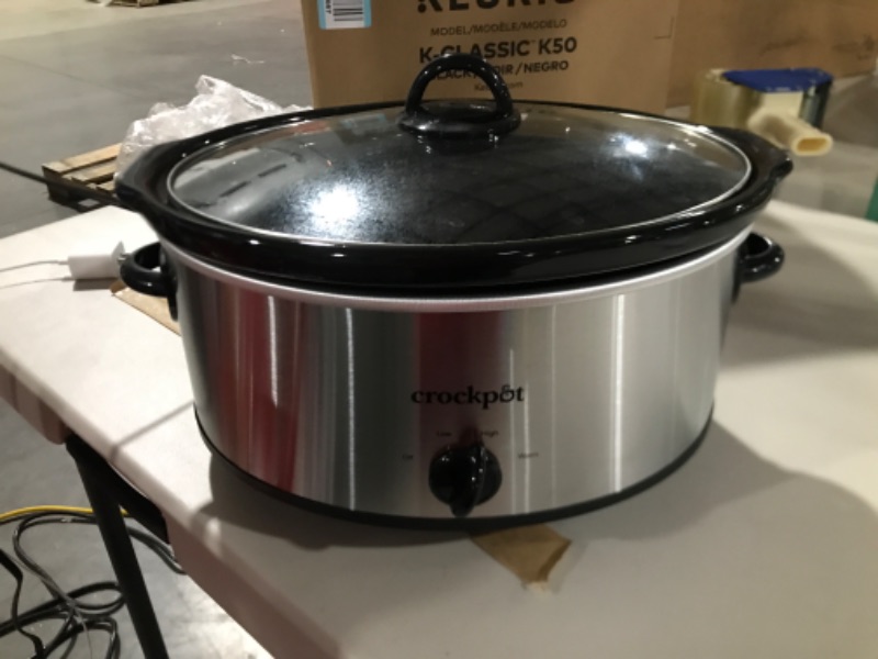 Photo 2 of Crock-Pot 7qt Manual Slow Cooker - Silver SCV700-SS