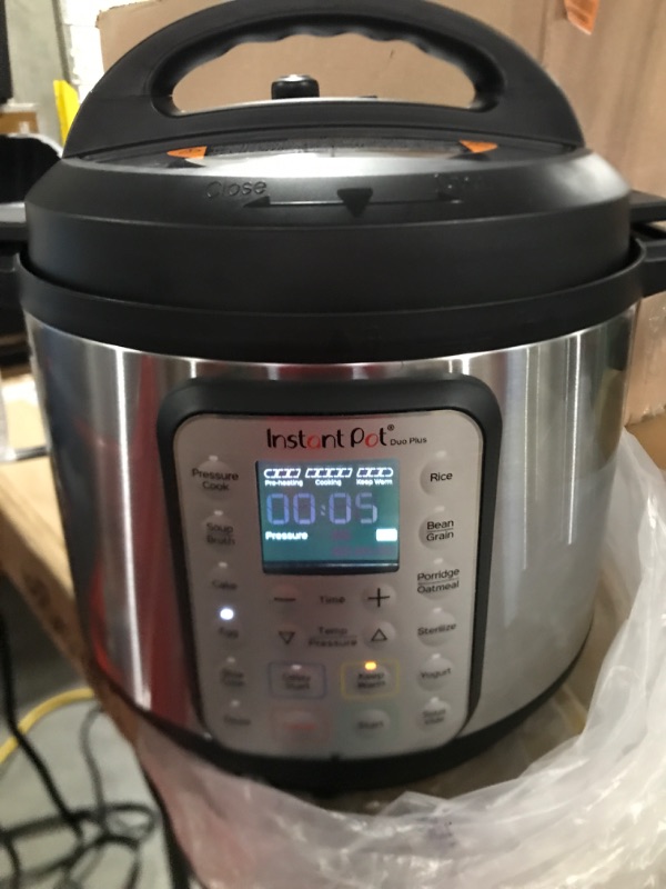 Photo 3 of Instant Pot Duo Plus 9-in-1 Electric Pressure Cooker, Slow Cooker, Rice Cooker, Steamer, Sauté, Yogurt Maker, Warmer & Sterilizer, Includes App With Over 800 Recipes, Stainless Steel, 8 Quart 8QT Duo Plus