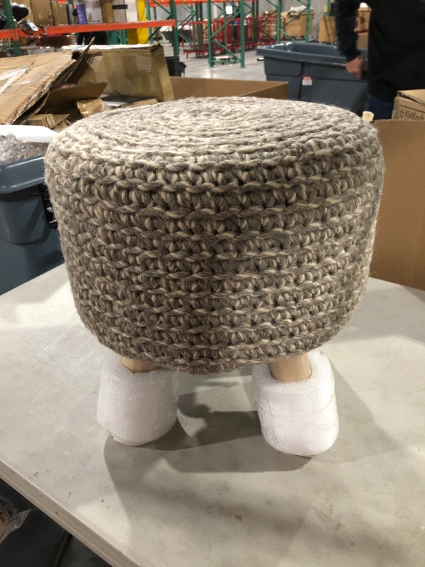 Photo 2 of Christopher Knight Home Montana Fabric Stool, Grey