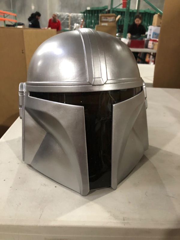 Photo 1 of The Mandalorian Helmet SW Halloween Cosplay Costume Injection Molded Model PVC Mask