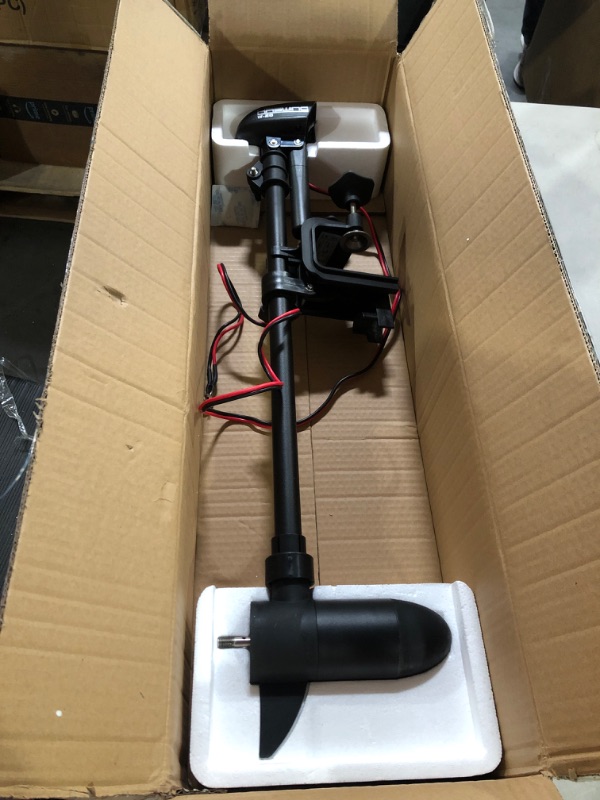 Photo 2 of *no propeller*AQUOS Haswing 12V or 24V Transom Trolling Motor for Saltwater, Freshwater Fishing Black
?33.1 x 10.9 x 7 inches