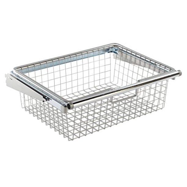 Photo 1 of Rubbermaid FG3J0501TITNM Configurations Sliding Basket - Titanium
17.50 x 23.50 x 7.25 Inches