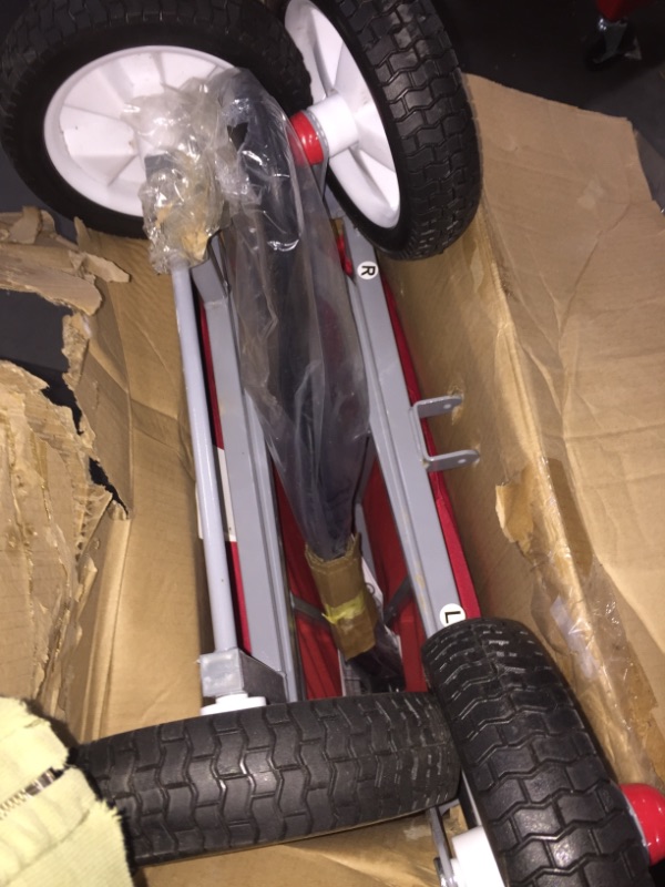 Photo 1 of Radio Flyer 3 in 1 Off-Road EZ Fold Wagon with Canopy, Red Folding Wagon All-Terrain