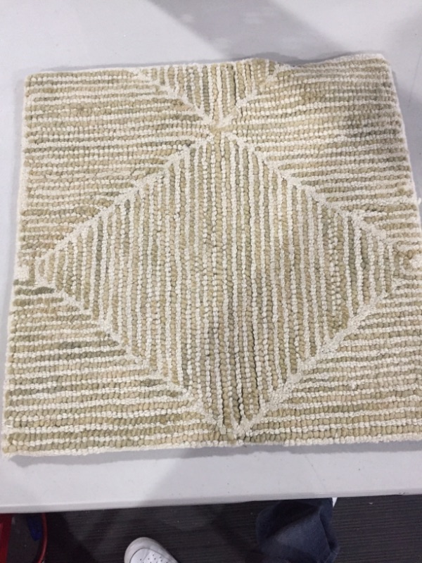 Photo 2 of Chris Loves Julia x Loloi Francis Collection FRA-04 Natural / Pebble, Contemporary 5'-0" x 7'-6" Area Rug Natural / Pebble 5'-0" x 7'-6"