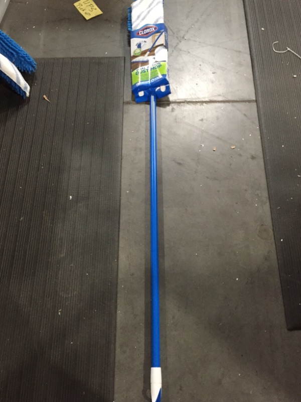 Photo 2 of Clorox Dual Action Dust Mop, Blue