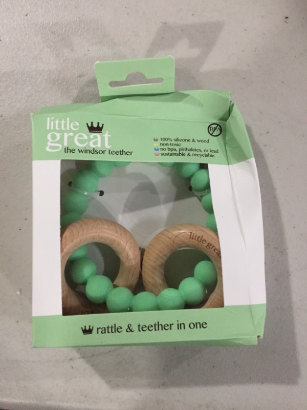 Photo 2 of Little Great Windsor Teether - Mint