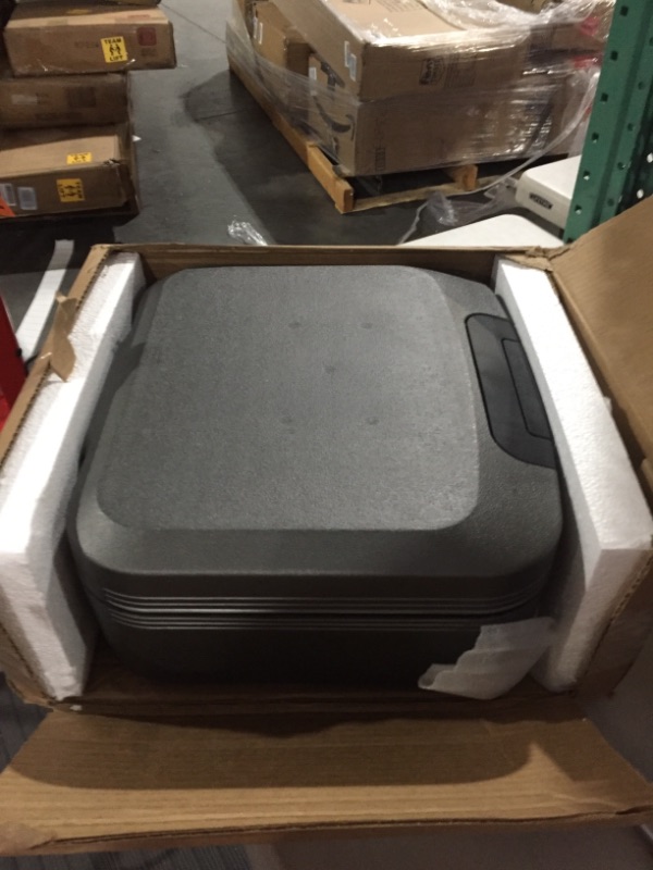 Photo 1 of SentrySafe Fireproof and Waterproof Safe Box with Key Lock, Fire and Water Chest Safe for Valuables, 0.28 Cubic Feet, 6.6 x 15.4 x 14.3 Inches, CHW20221 1/2 Hr. Fireproof, Lid Straps