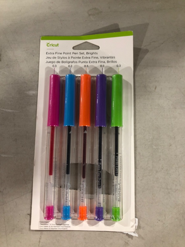 Photo 2 of Cricut Extra Fine Point Pen Set, Brights