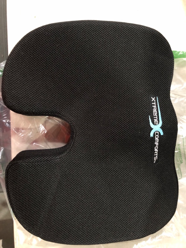 Photo 2 of Coccyx Orthopedic Memory Foam Seat Cushion - Helps With Sciatica Back Pain - Perfect for Your Office Chair and Sitting on the Floor Gives Relief From Tailbone Pain