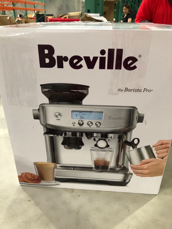 Photo 2 of Breville Barista Pro Espresso Machine, Brushed Stainless Steel, BES878BSS