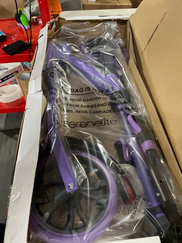 Photo 2 of Folding Kick Scooter for Adults and Kid Purple