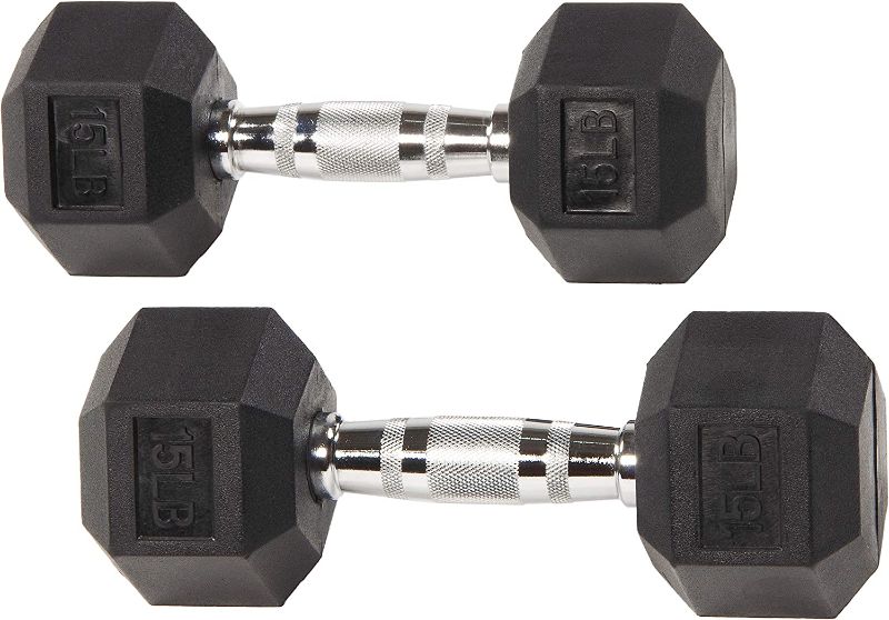 Photo 1 of Boswell Rubber Encased Hex Dumbbell