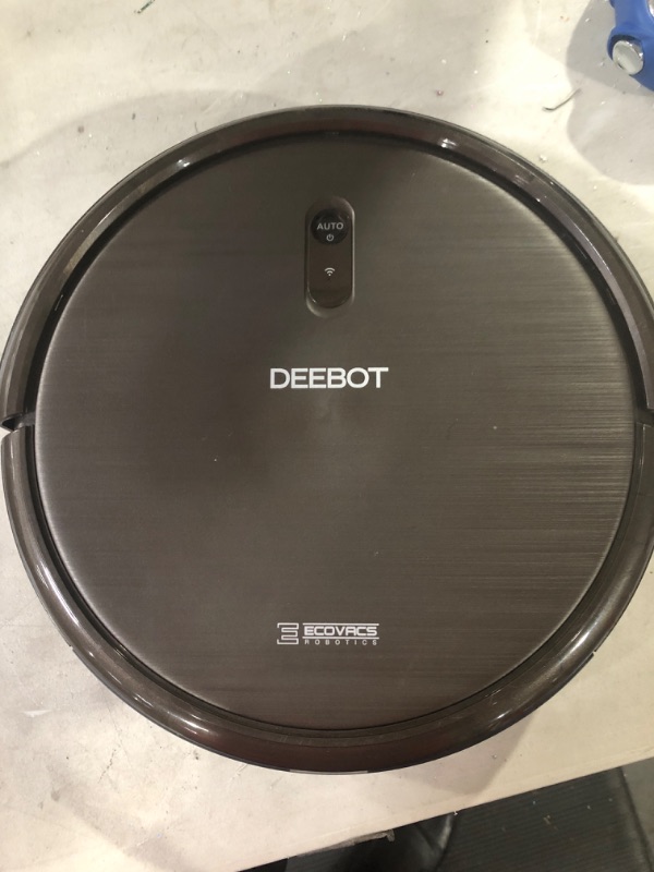 Photo 2 of SEE NOTES***
ECOVACS DEEBOT N79S Robotic Vacuum Cleaner with Max Power Suction, Upto 110 Min Runtime, Hard Floors and Carpets, Works with Alexa, App Controls, Self-Charging, Quiet