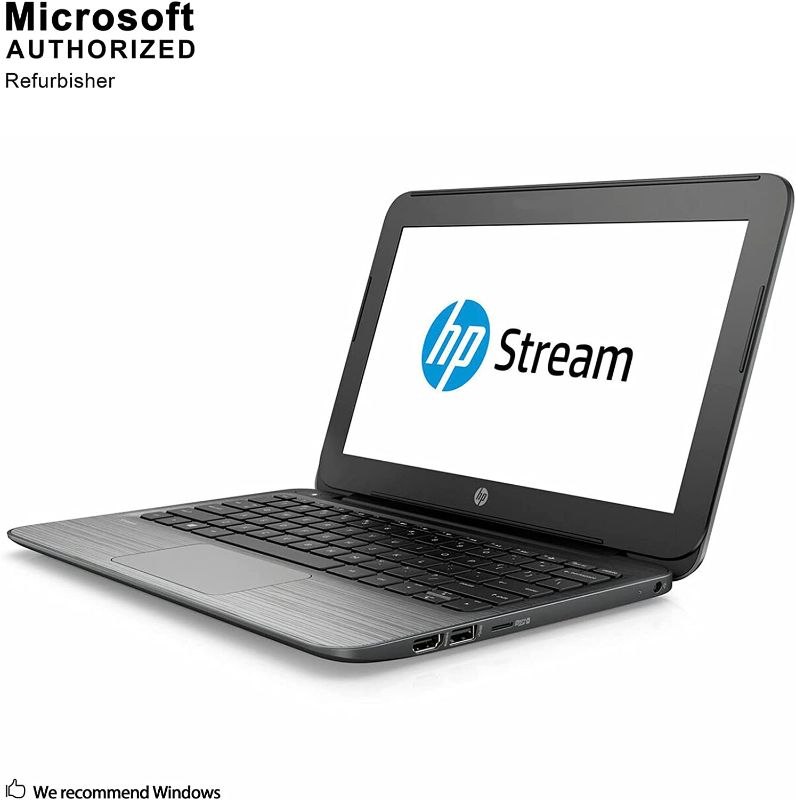 Photo 1 of HP Stream 11 Pro G2 Laptop Computer 11.6 LED Display PC, Intel Dual-Core Processor, 4GB DDR3 RAM, 64GB eMMC, HD Webcam, HDMI, WiFi, Bluetooth, Windows 10