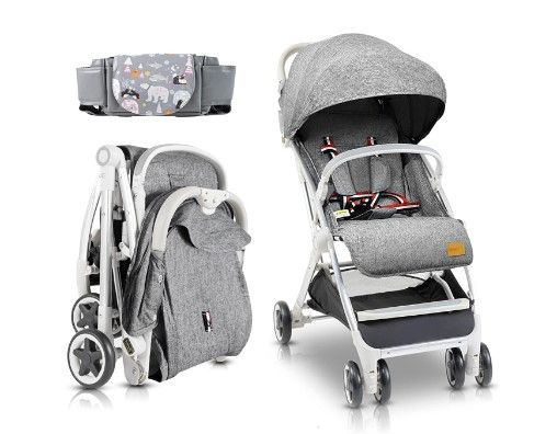 Photo 1 of BABY K Lightweight Travel Stroller - Includes Travel Storage Pouch - A Collapsible Airplane Stroller with Adjustable Reclining Backrest & Easy One-Hand Fold for Infant & Toddler of 3-36 Months