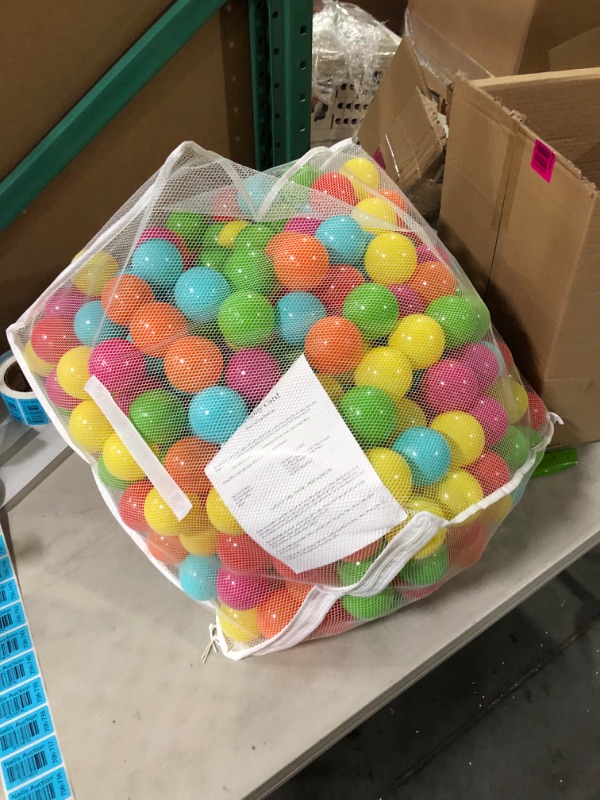 Photo 2 of BalanceFrom 23Inch Phthalate Free BPA Free NonToxic crush Proof Play Balls Pit Balls 6 Bright col