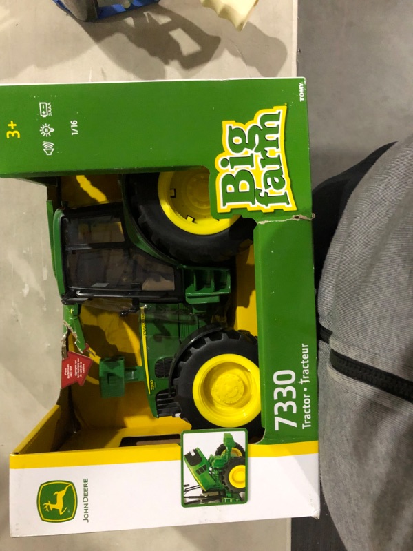 Photo 2 of TOMY John Deere Big Farm Tractor With Lights & Sounds (1:16 Scale), Green