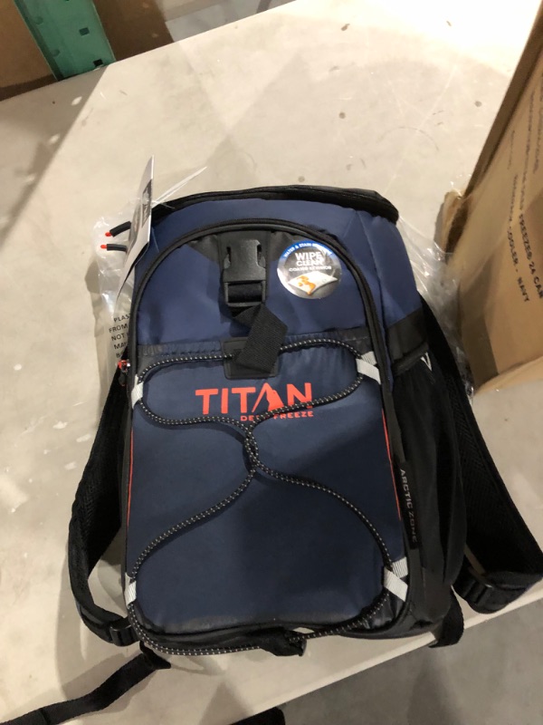 Photo 2 of Arctic Zone Titan Deep Freeze 24 Can Backpack Cooler Blue