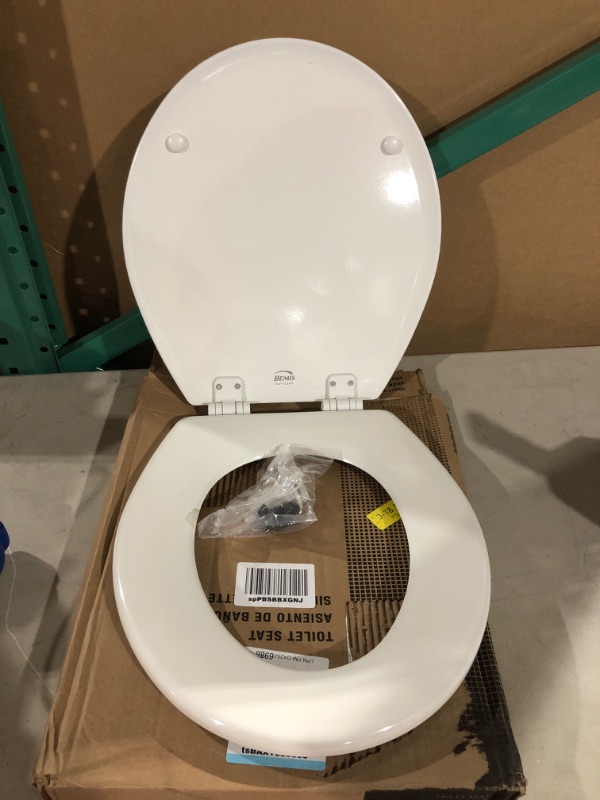 Photo 2 of BEMIS Lift-Off Round Closed Front Toilet Seat in White