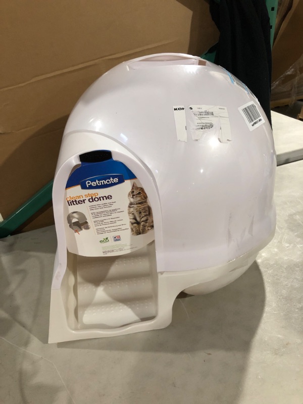 Photo 4 of Booda Dome Clean Step Cat Litter Box, Pearl