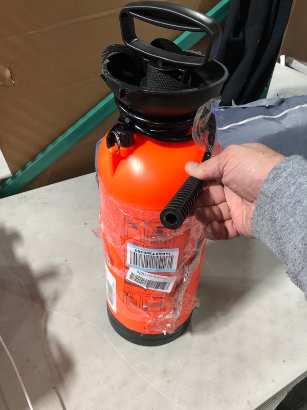 Photo 2 of FLORA GUARD Pump Sprayer - 2-Gallon Portable Pressure Sprayers Includes Shoulder Strap 22 x 7.25 x 7.25 inches
