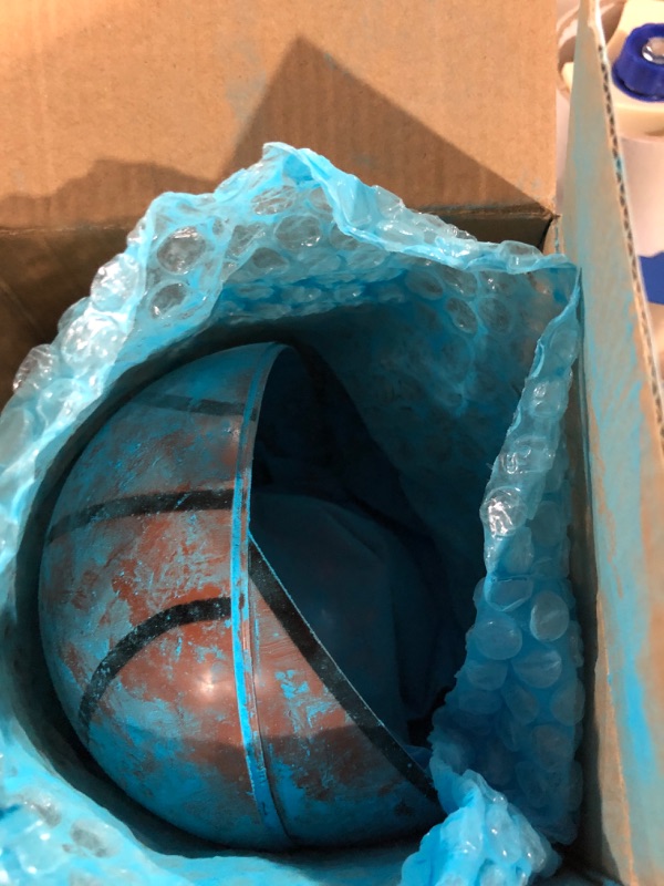 Photo 1 of Gender Reveal Basketball, Blue and Pink Exploding Powder Kit. 6 Inch Basketball XL Powder Gender Reveal Party